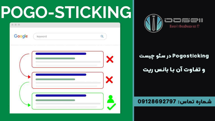 Pogosticking در سئو چیست و تفاوت آن با بانس ریت